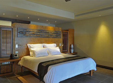 Luxury room interiors at Trou aux Biches